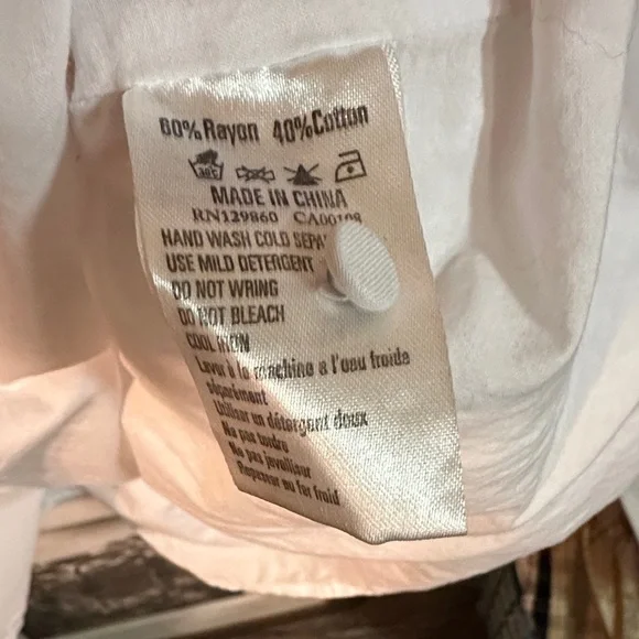 Rhythm White Casual long Sleeve White Dress - Picture 9 of 11